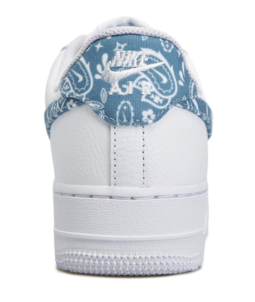 NIKE Белые кожаные низкие кроссовки / кеды, фото 5