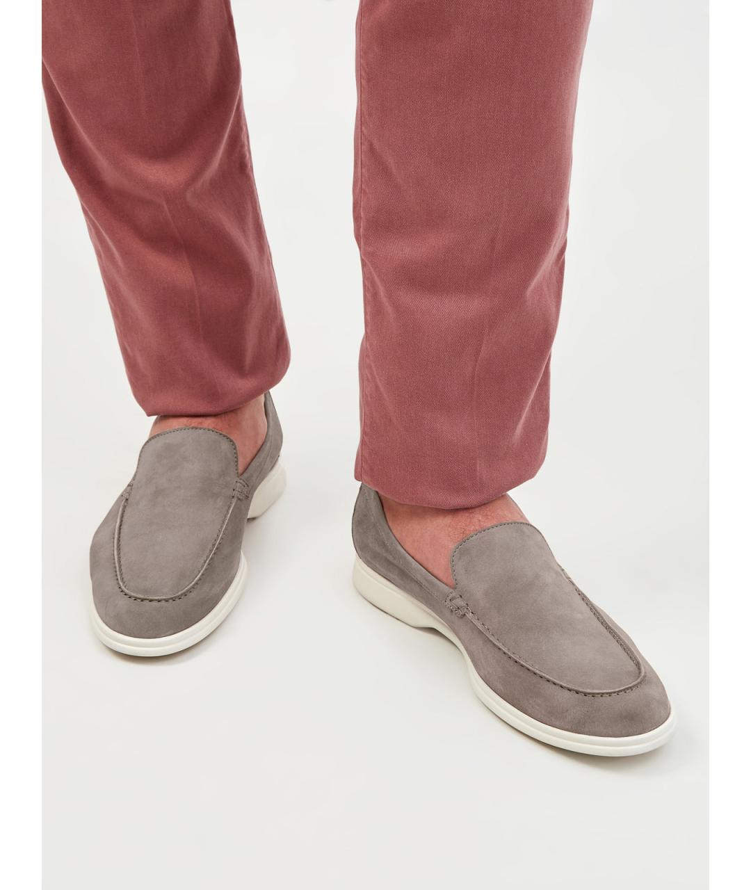 BARRETT Бежевые замшевые лоферы, фото 2