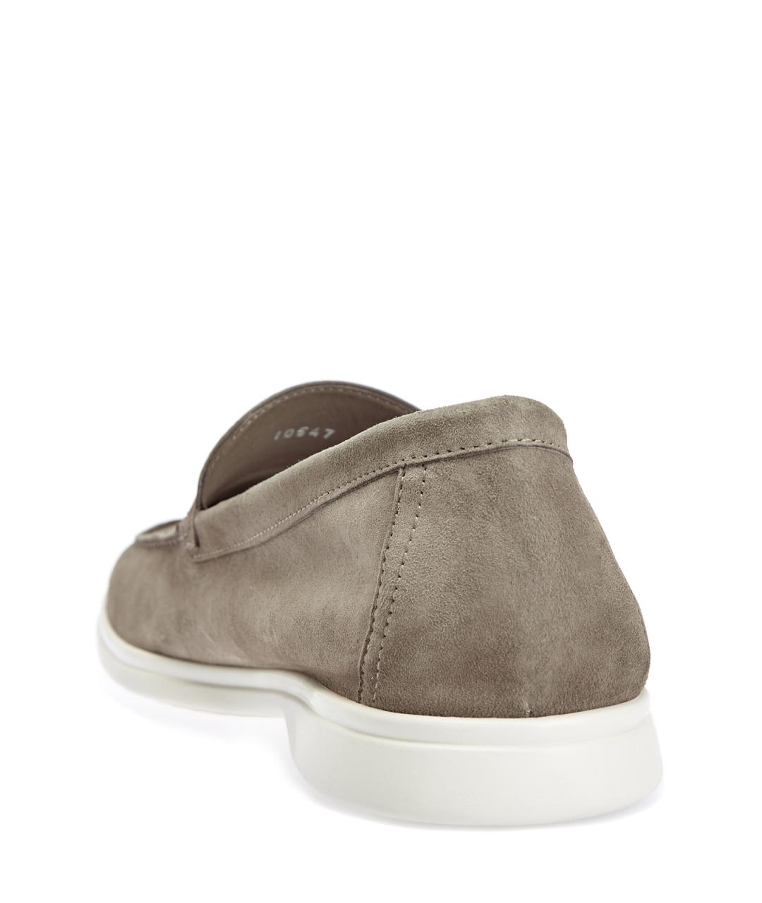 BARRETT Бежевые замшевые лоферы, фото 4