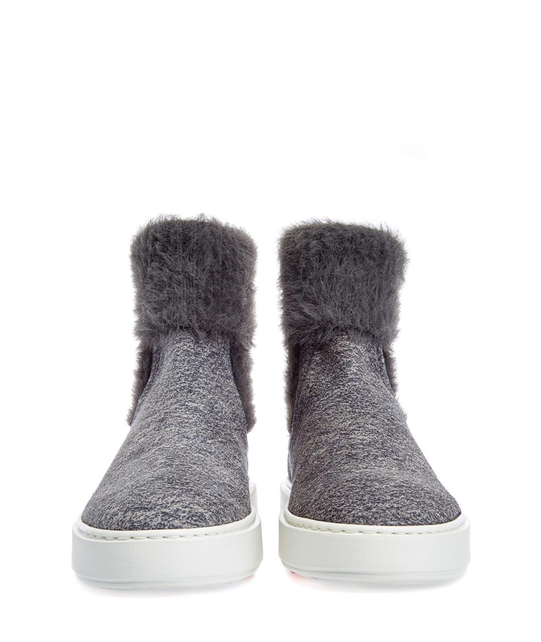 SANTONI Серые полусапоги, фото 6