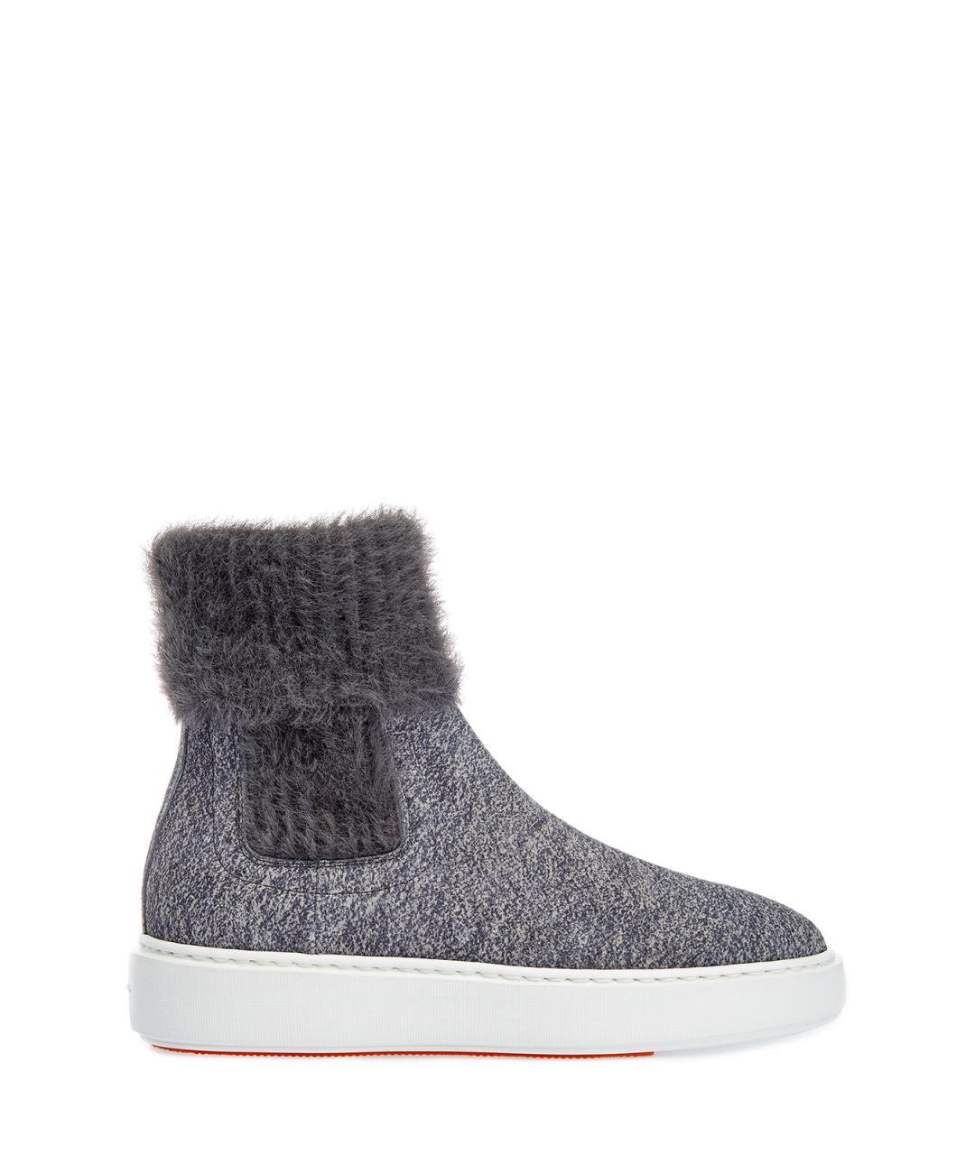 SANTONI Серые полусапоги, фото 1