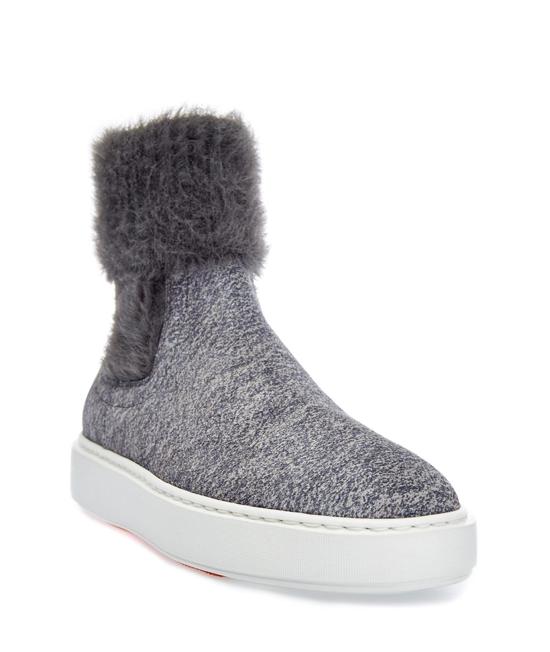 SANTONI Серые полусапоги, фото 3