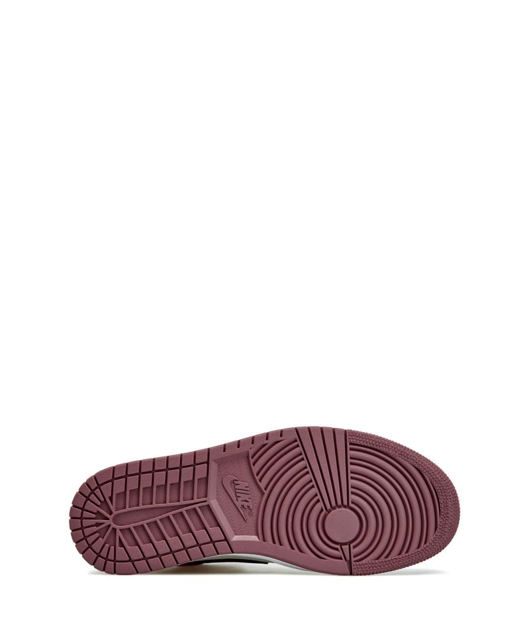 JORDAN Фиолетовые нубуковые высокие кроссовки / кеды, фото 6