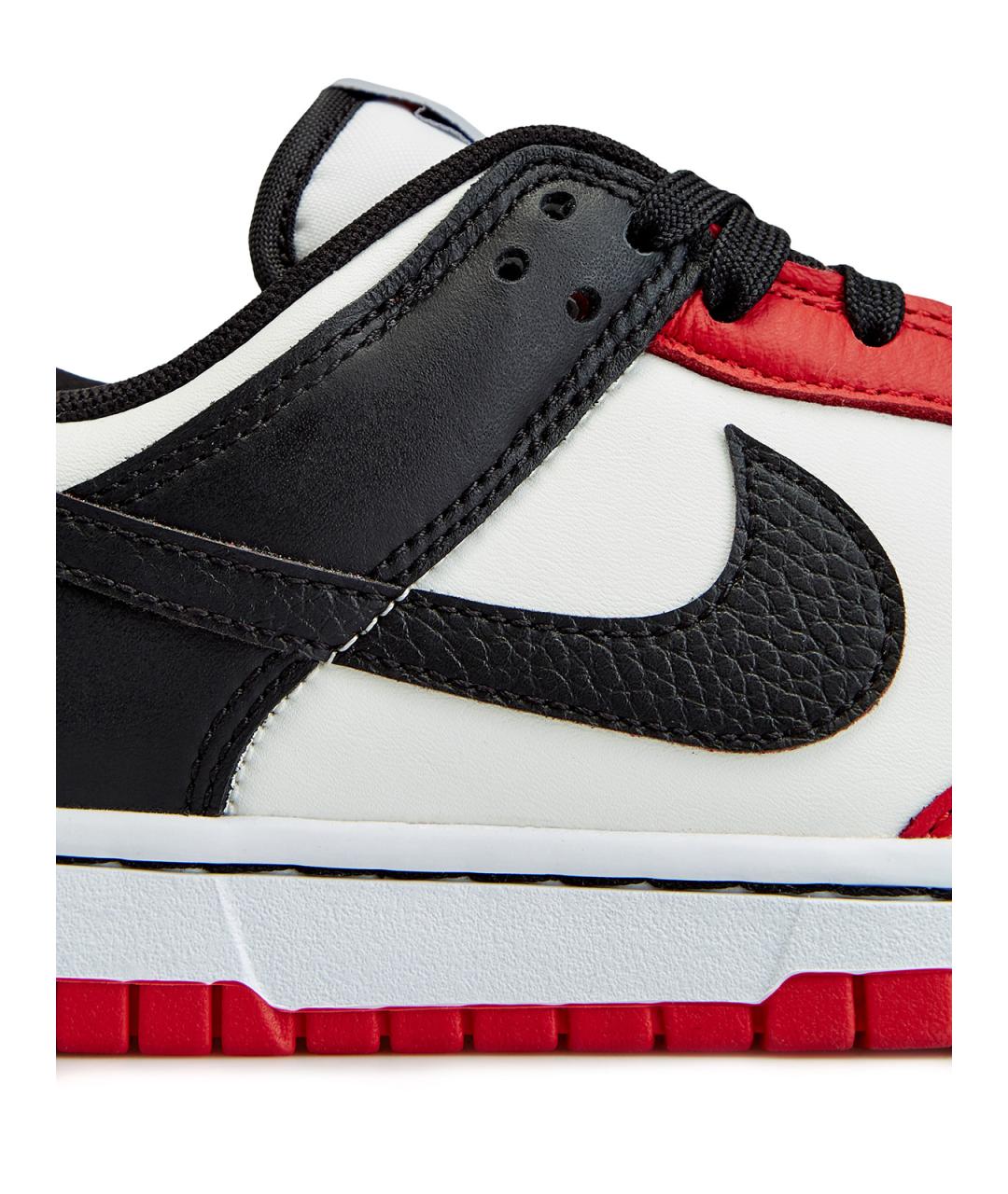 NIKE Красные кожаные низкие кроссовки / кеды, фото 5