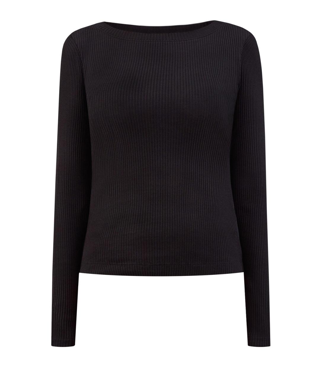 BRUNELLO CUCINELLI Черный хлопковый джемпер / свитер, фото 1