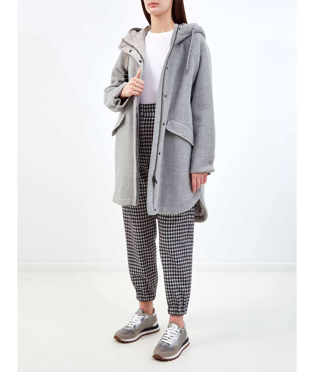 BRUNELLO CUCINELLI Шерстяные брюки узкие, фото 2