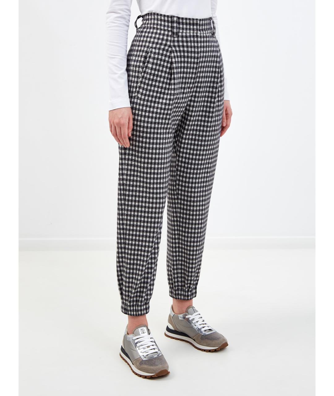 BRUNELLO CUCINELLI Шерстяные брюки узкие, фото 3