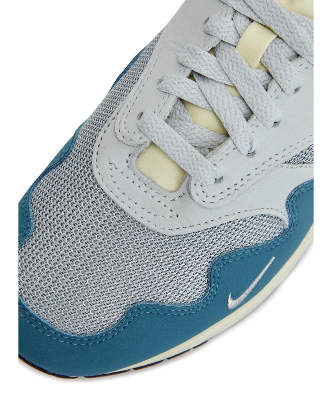 NIKE Синие нубуковые низкие кроссовки / кеды, фото 6