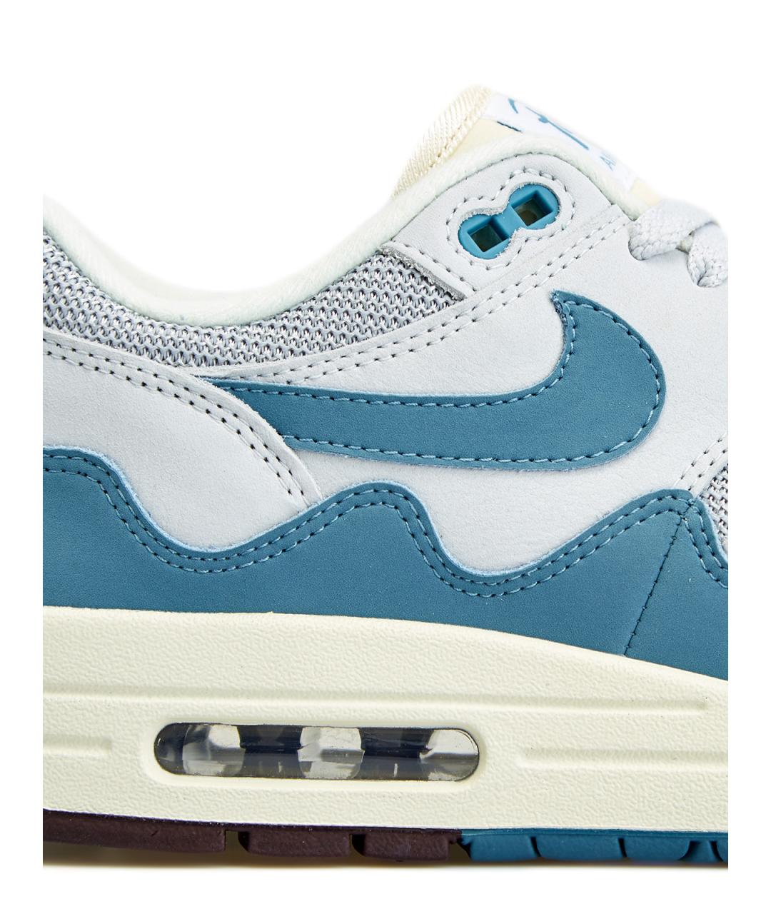 NIKE Синие нубуковые низкие кроссовки / кеды, фото 4