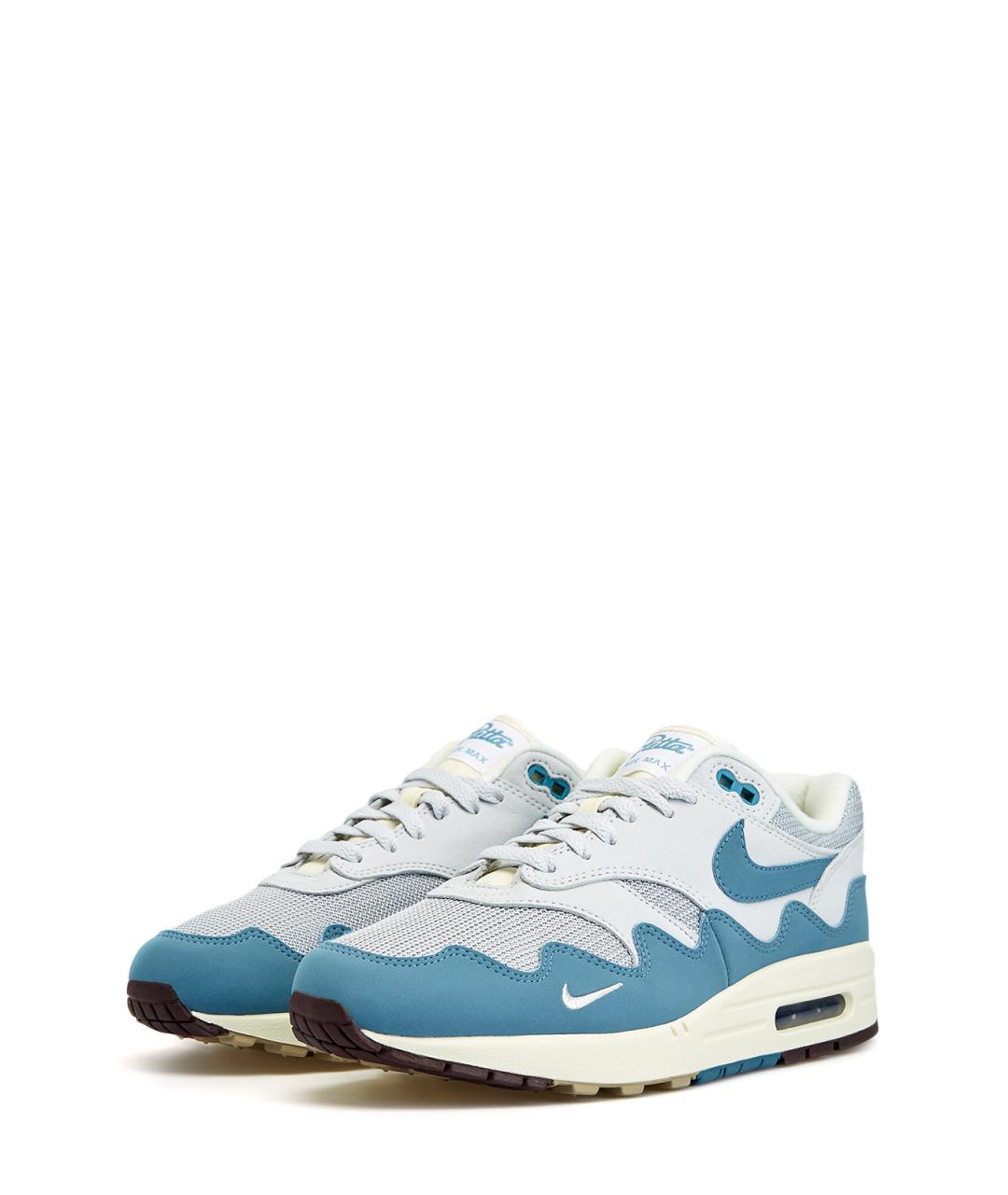 NIKE Синие нубуковые низкие кроссовки / кеды, фото 2