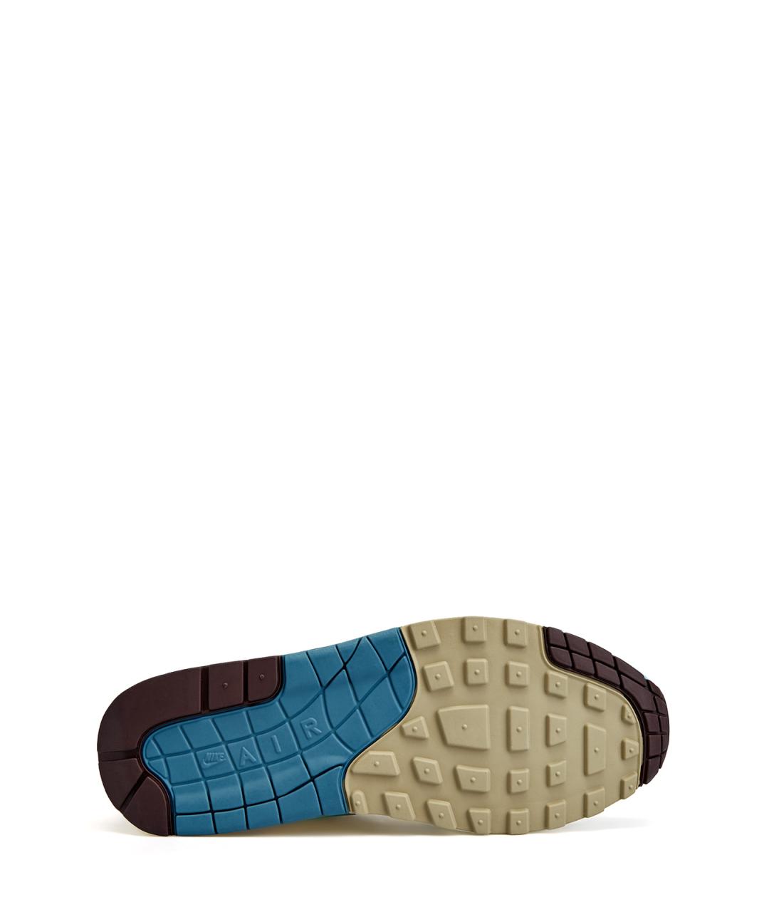 NIKE Синие нубуковые низкие кроссовки / кеды, фото 5