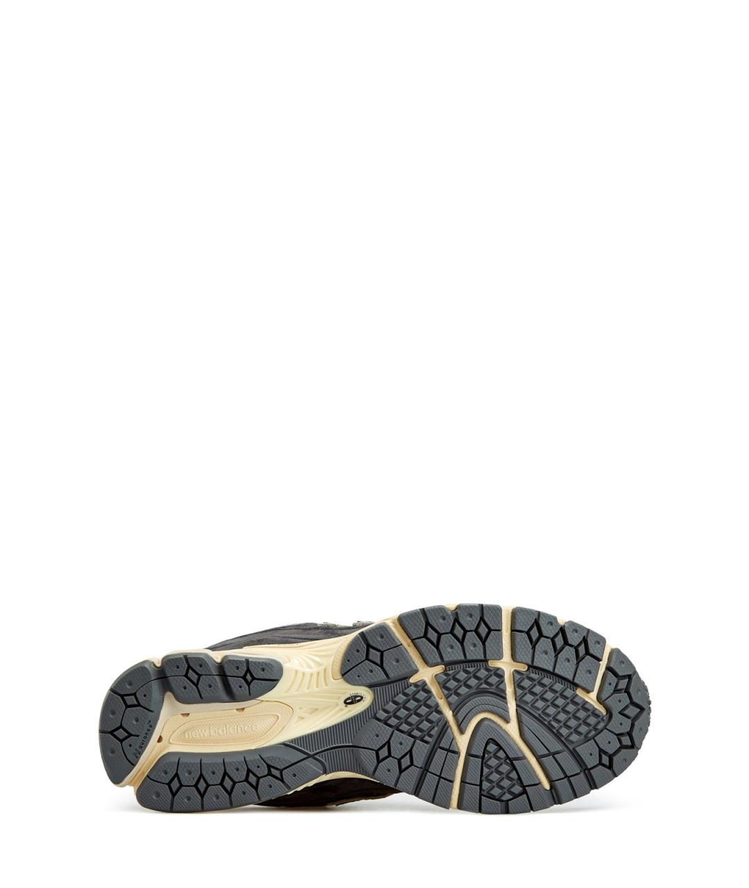 NEW BALANCE Черные замшевые низкие кроссовки / кеды, фото 6