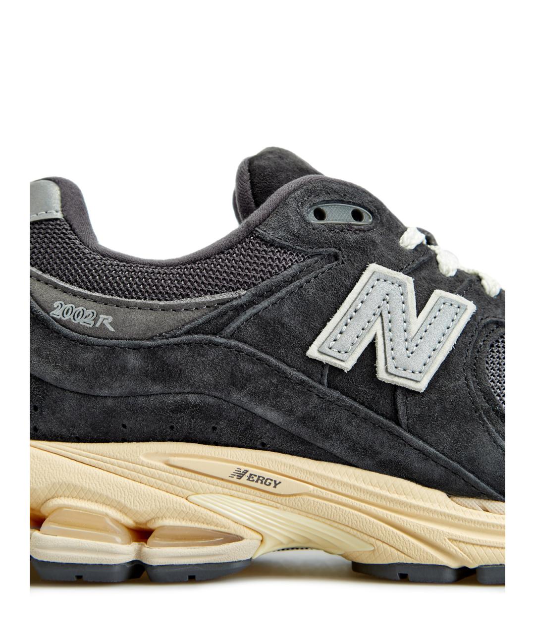 NEW BALANCE Черные замшевые низкие кроссовки / кеды, фото 5