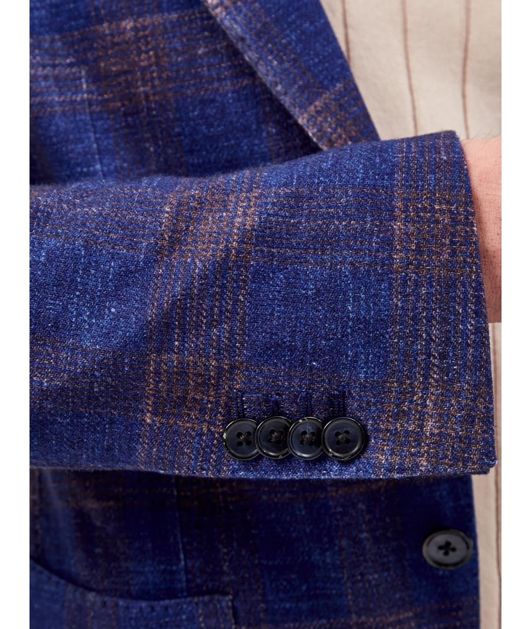 L.B.M. 1911 Синий хлопковый пиджак, фото 6