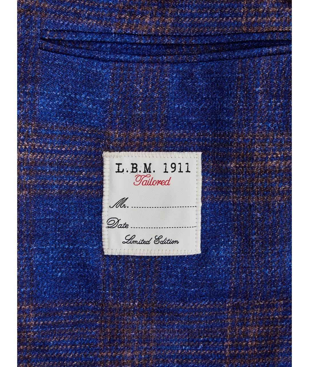 L.B.M. 1911 Синий хлопковый пиджак, фото 7