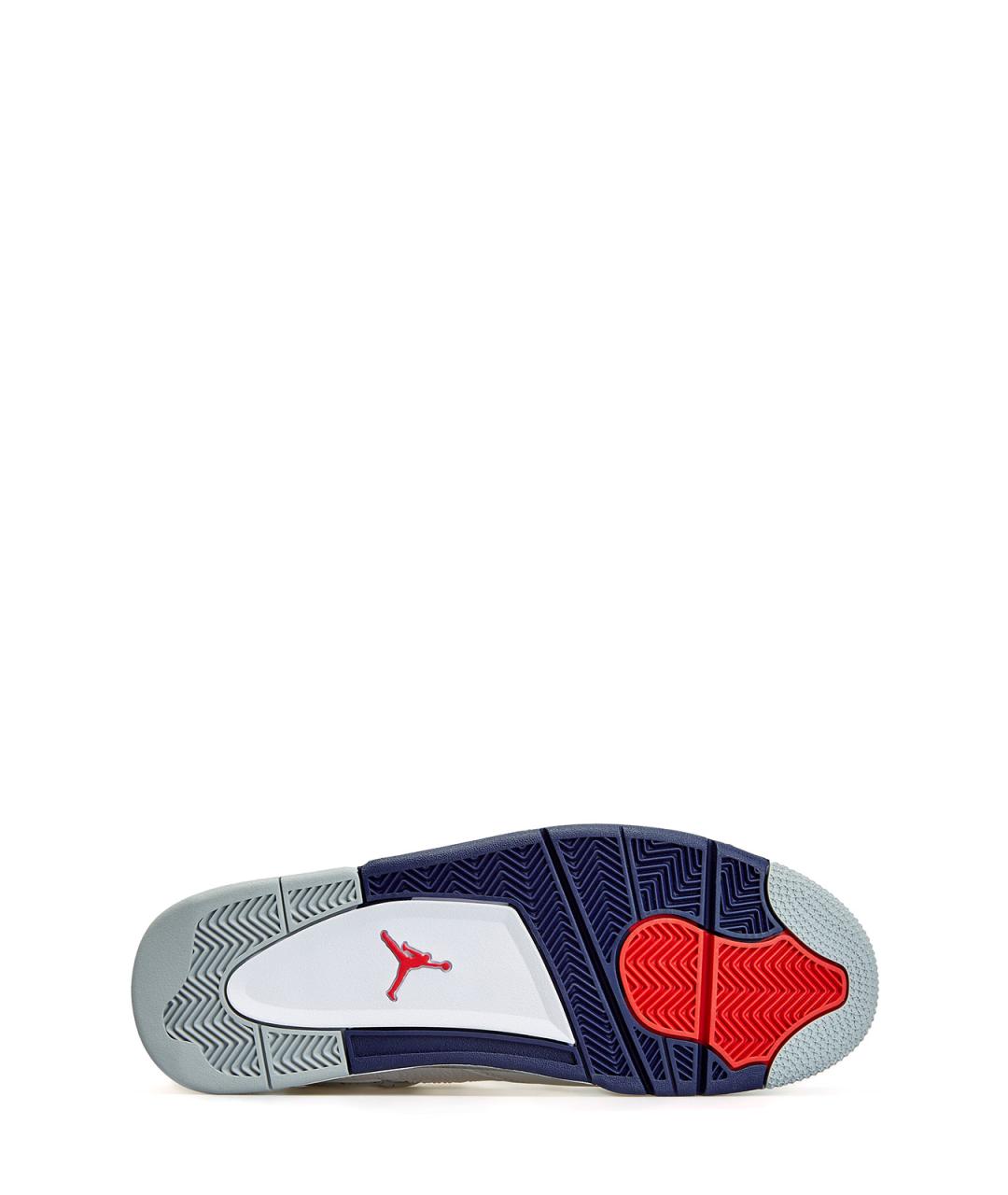 JORDAN Белые кожаные высокие кроссовки / кеды, фото 7