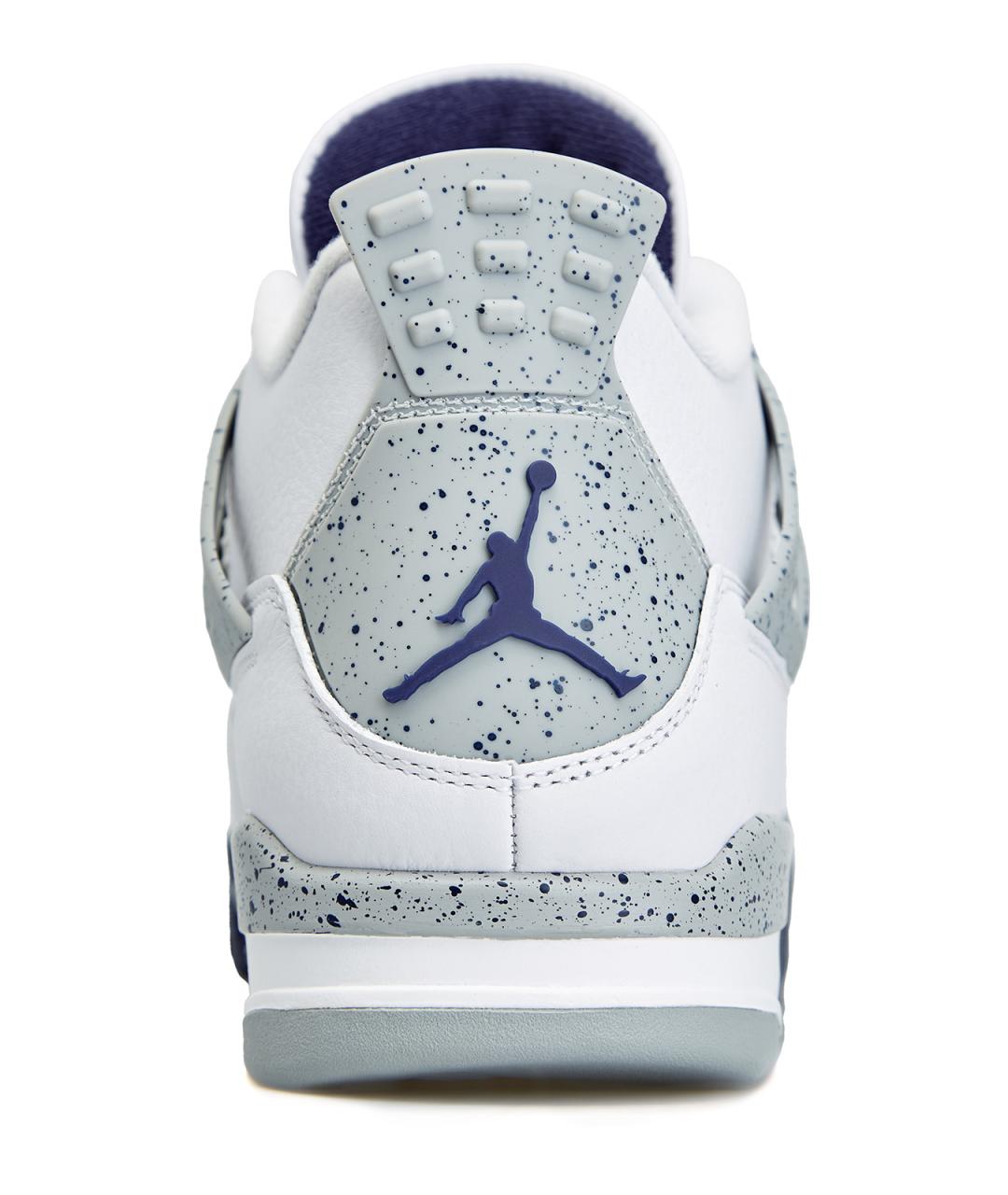 JORDAN Белые кожаные высокие кроссовки / кеды, фото 5