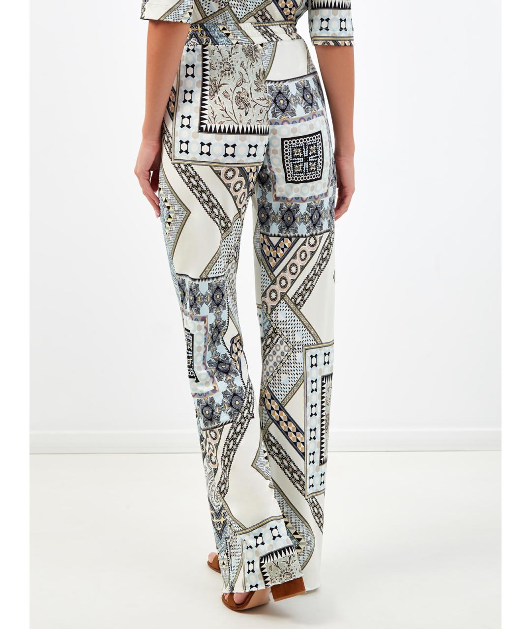 ETRO Мульти вискозные прямые брюки, фото 4