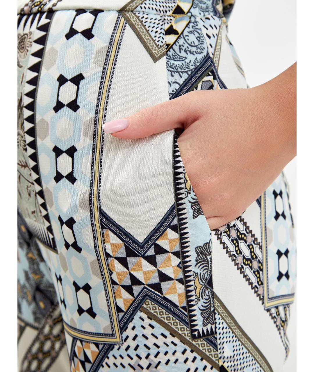 ETRO Мульти вискозные прямые брюки, фото 5