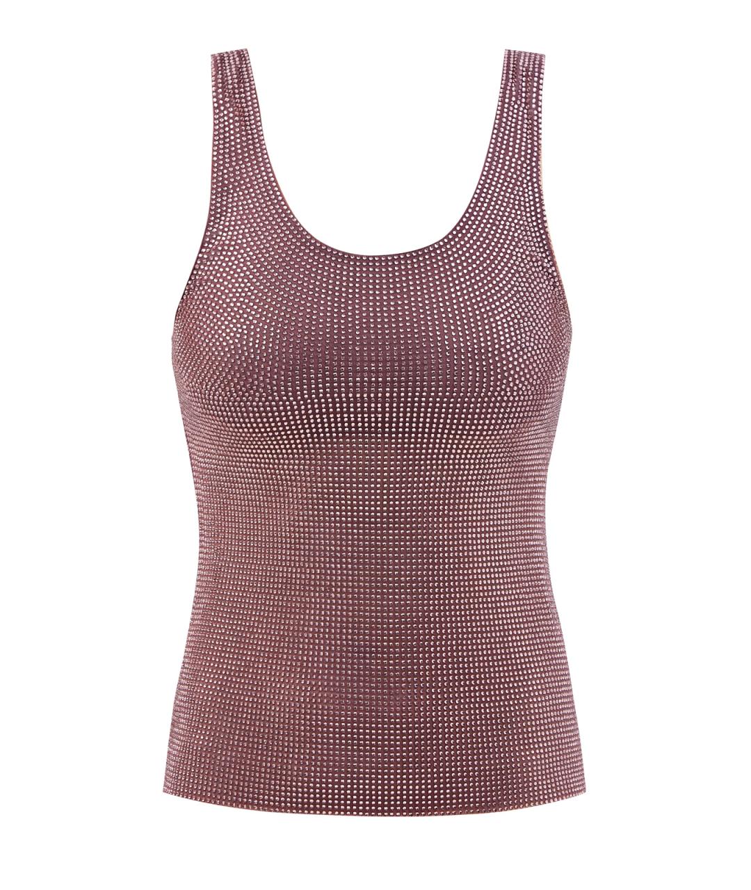 GIUSEPPE DI MORABITO Розовая хлопковая майка, фото 1