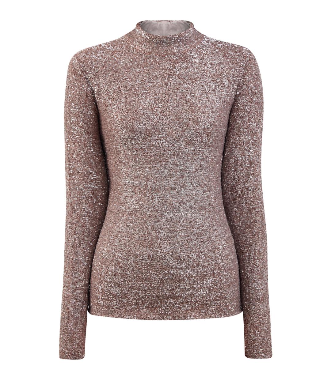 FABIANA FILIPPI Коричневая полиамидовая водолазка, фото 1