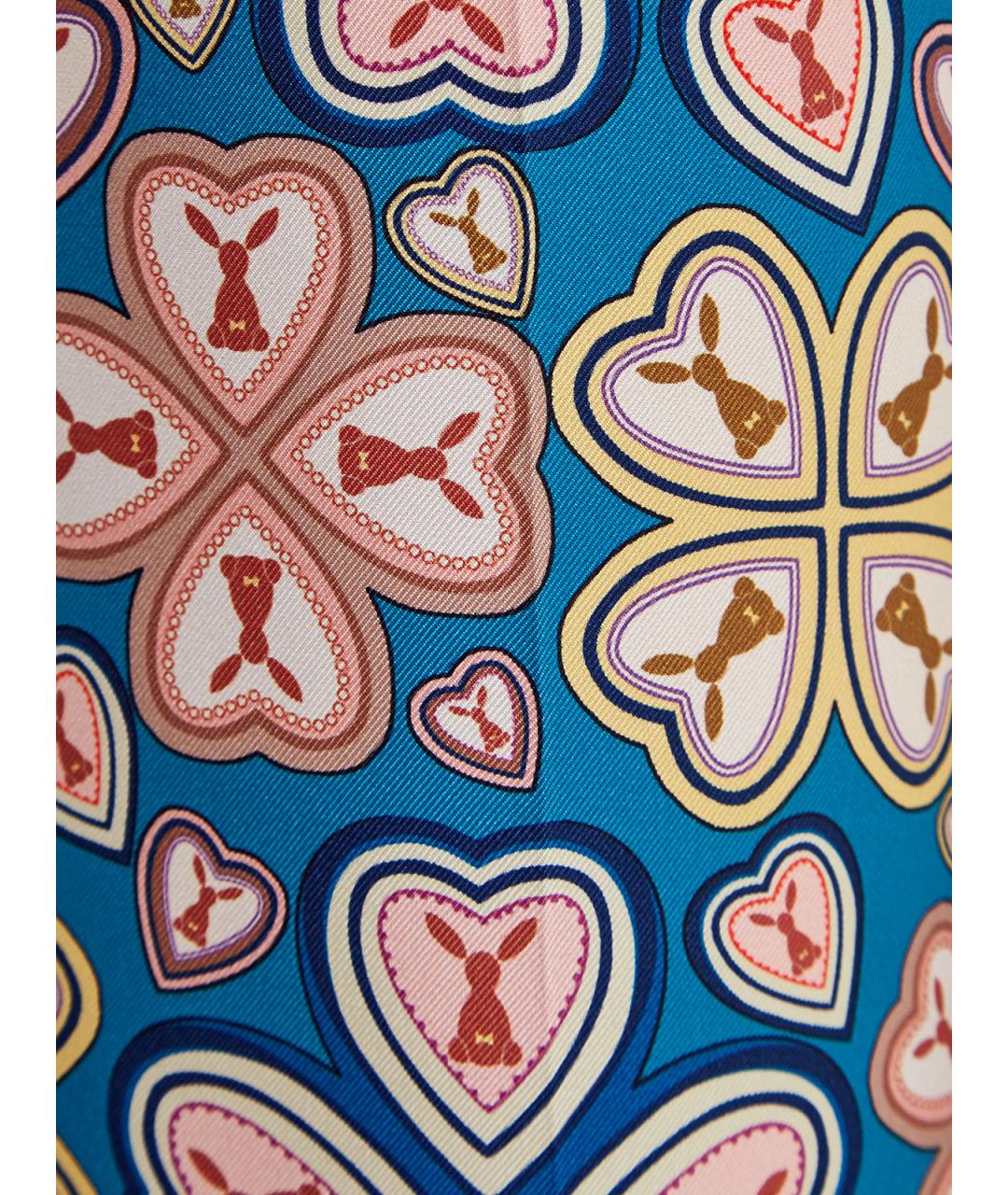 ETRO Мульти шелковые прямые брюки, фото 5