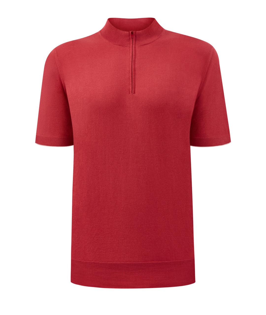 BRUNELLO CUCINELLI Красный хлопковый джемпер / свитер, фото 1