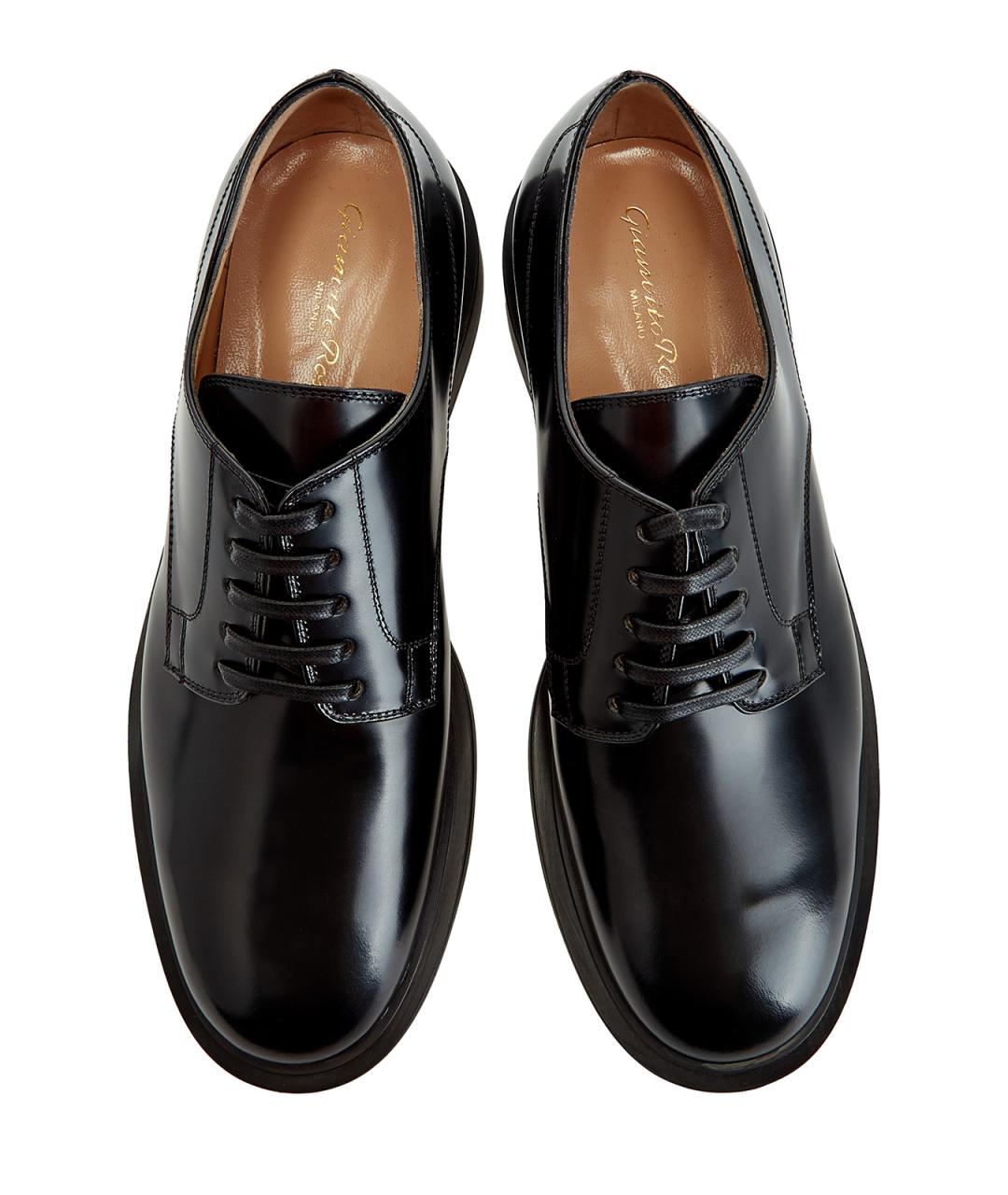 GIANVITO ROSSI Черные кожаные ботинки, фото 4