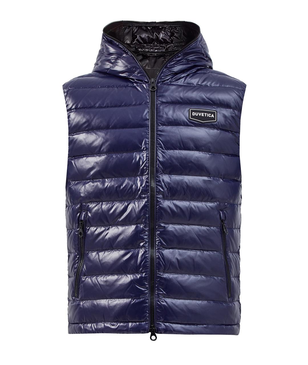 DUVETICA Синий полиамидовый жилет, фото 1