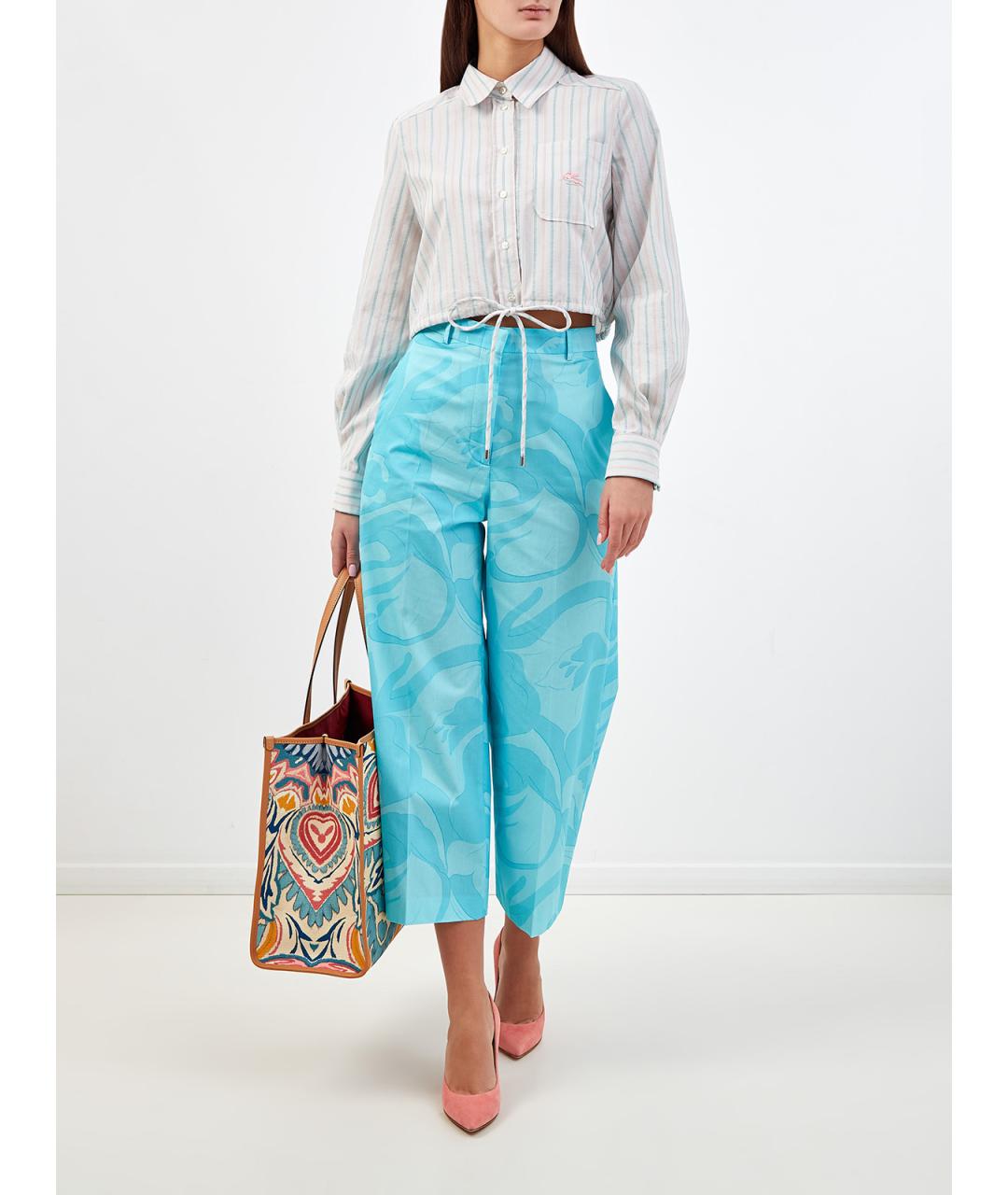 ETRO Мульти хлопковая рубашка, фото 2