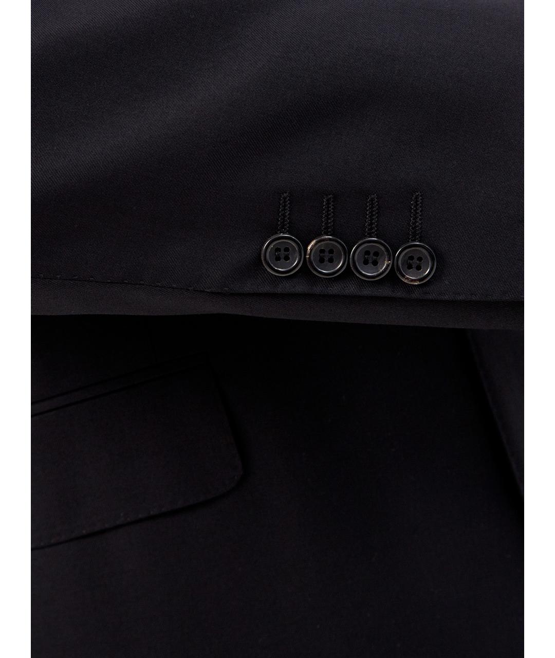 CANALI Черный шерстяной пиджак, фото 3