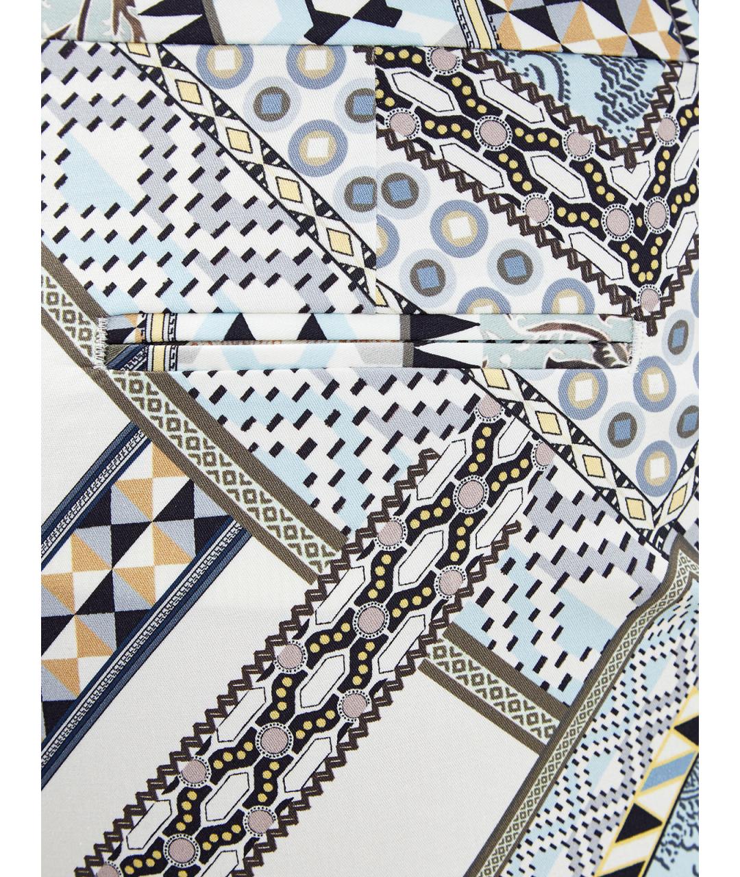 ETRO Мульти хлопковые брюки узкие, фото 5
