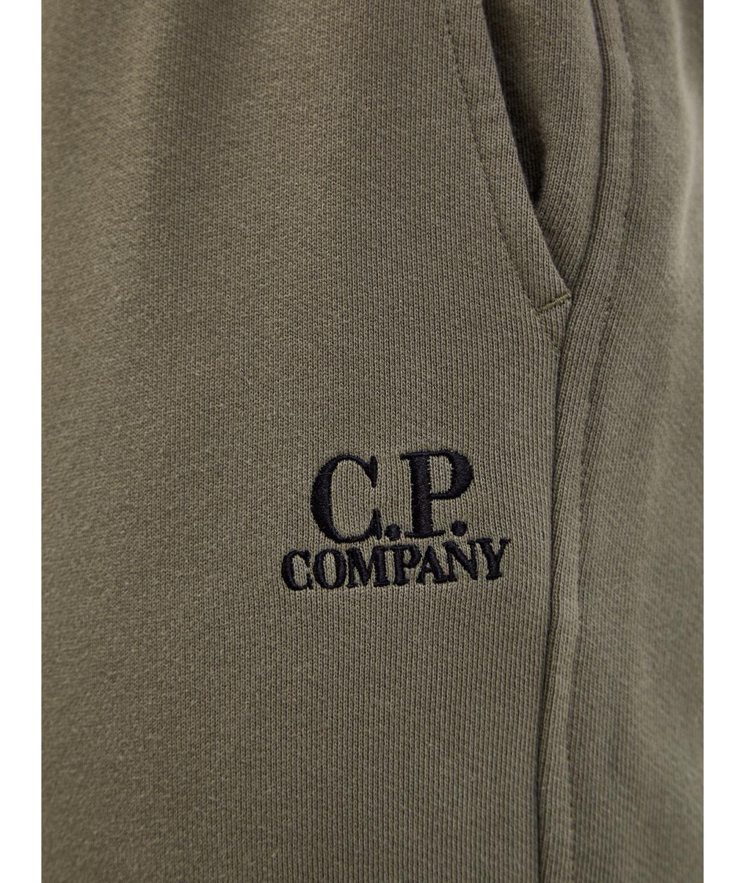 CP COMPANY Зеленые хлопковые повседневные брюки, фото 5