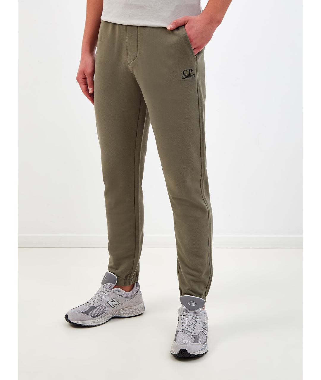 CP COMPANY Зеленые хлопковые повседневные брюки, фото 3