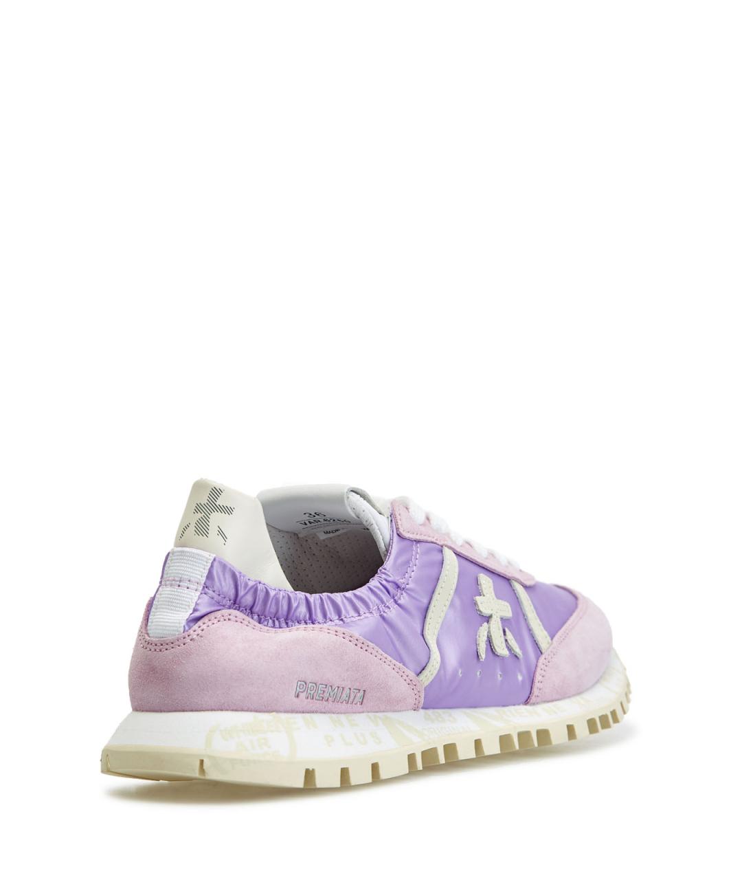 PREMIATA Фиолетовые текстильные кроссовки, фото 3