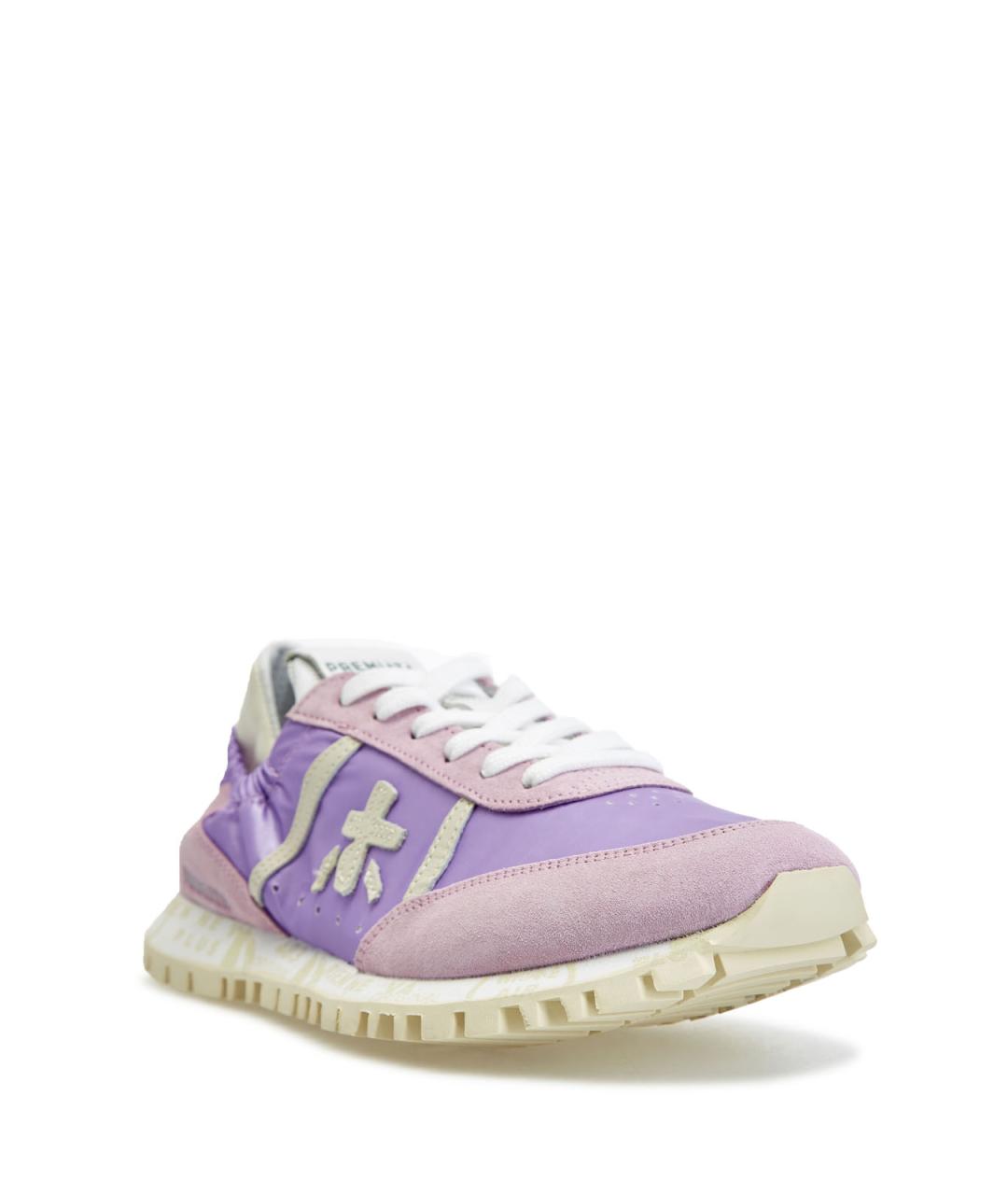 PREMIATA Фиолетовые текстильные кроссовки, фото 2