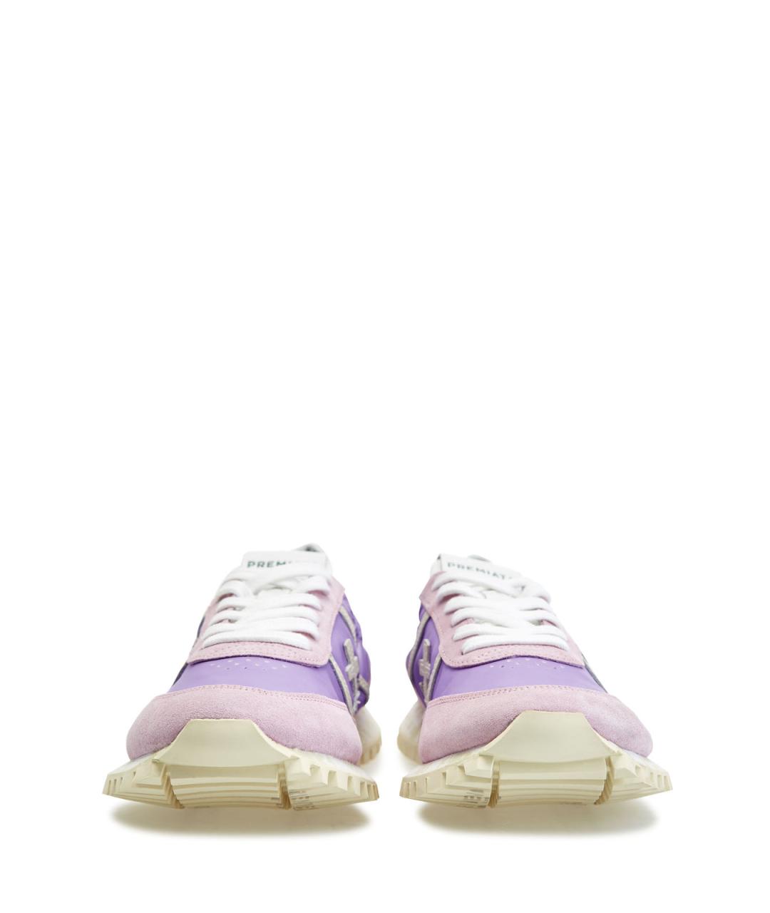 PREMIATA Фиолетовые текстильные кроссовки, фото 5