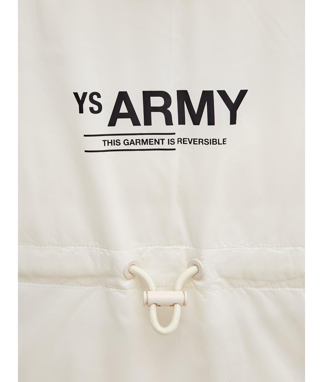 YVES SALOMON Белый полиамидовый пуховик, фото 6