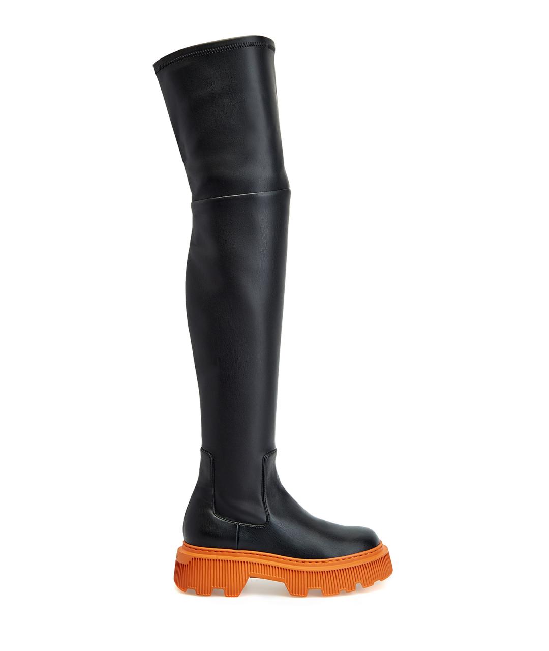 SANTONI Черные ботфорты, фото 1