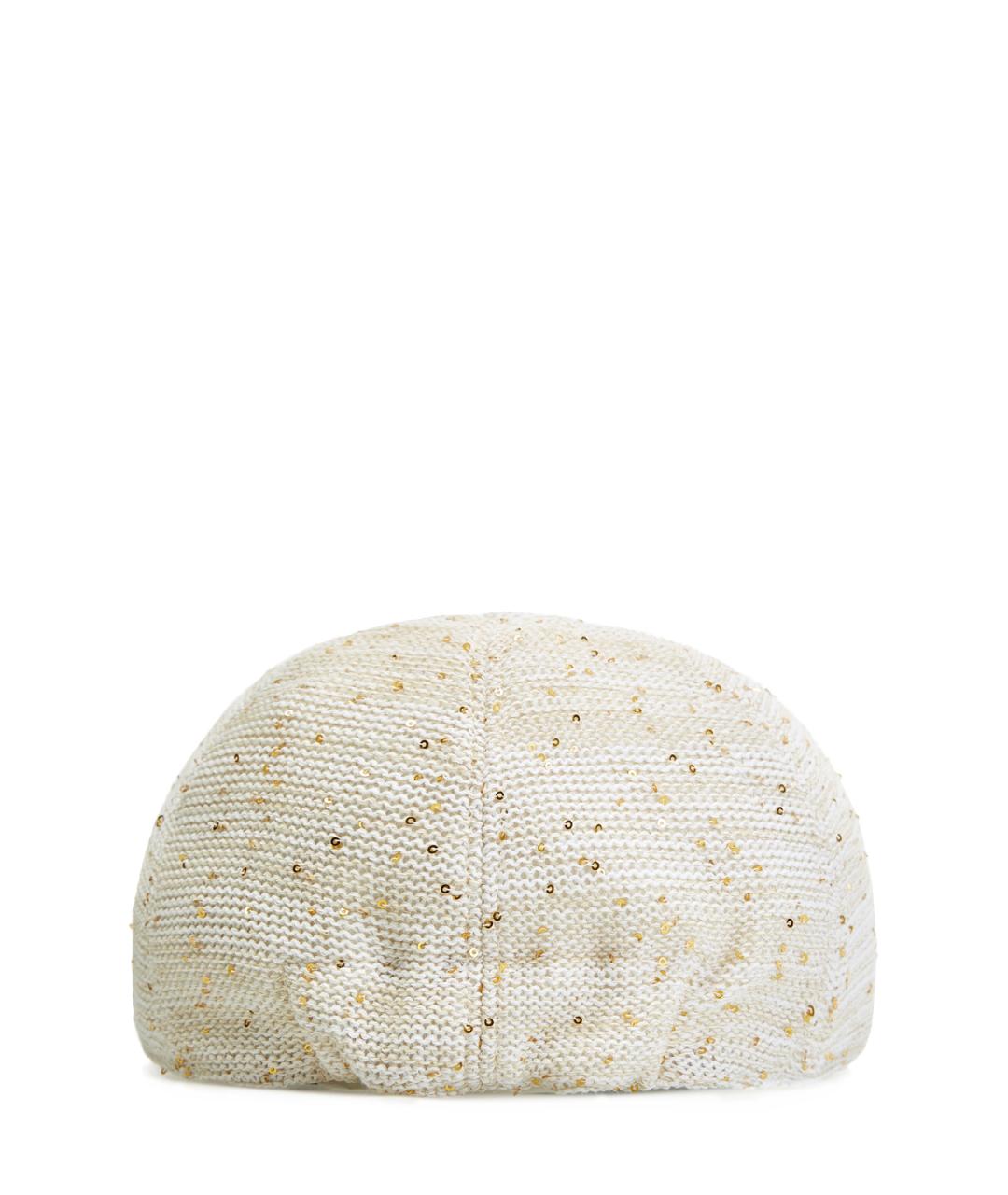 LORENA ANTONIAZZI Бежевая хлопковая кепка, фото 4