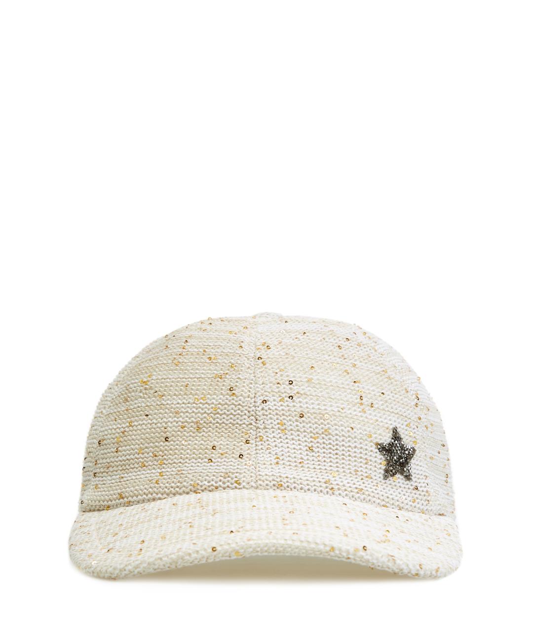 LORENA ANTONIAZZI Бежевая хлопковая кепка, фото 1