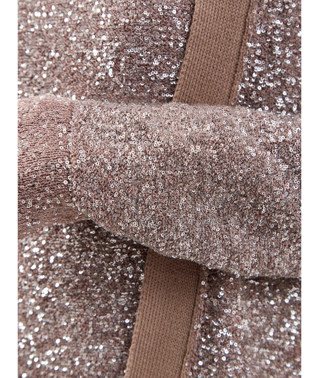 FABIANA FILIPPI Коричневый полиамидовый кардиган, фото 5