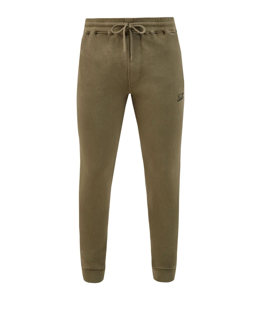 CP COMPANY Зеленые хлопковые повседневные брюки, фото 1