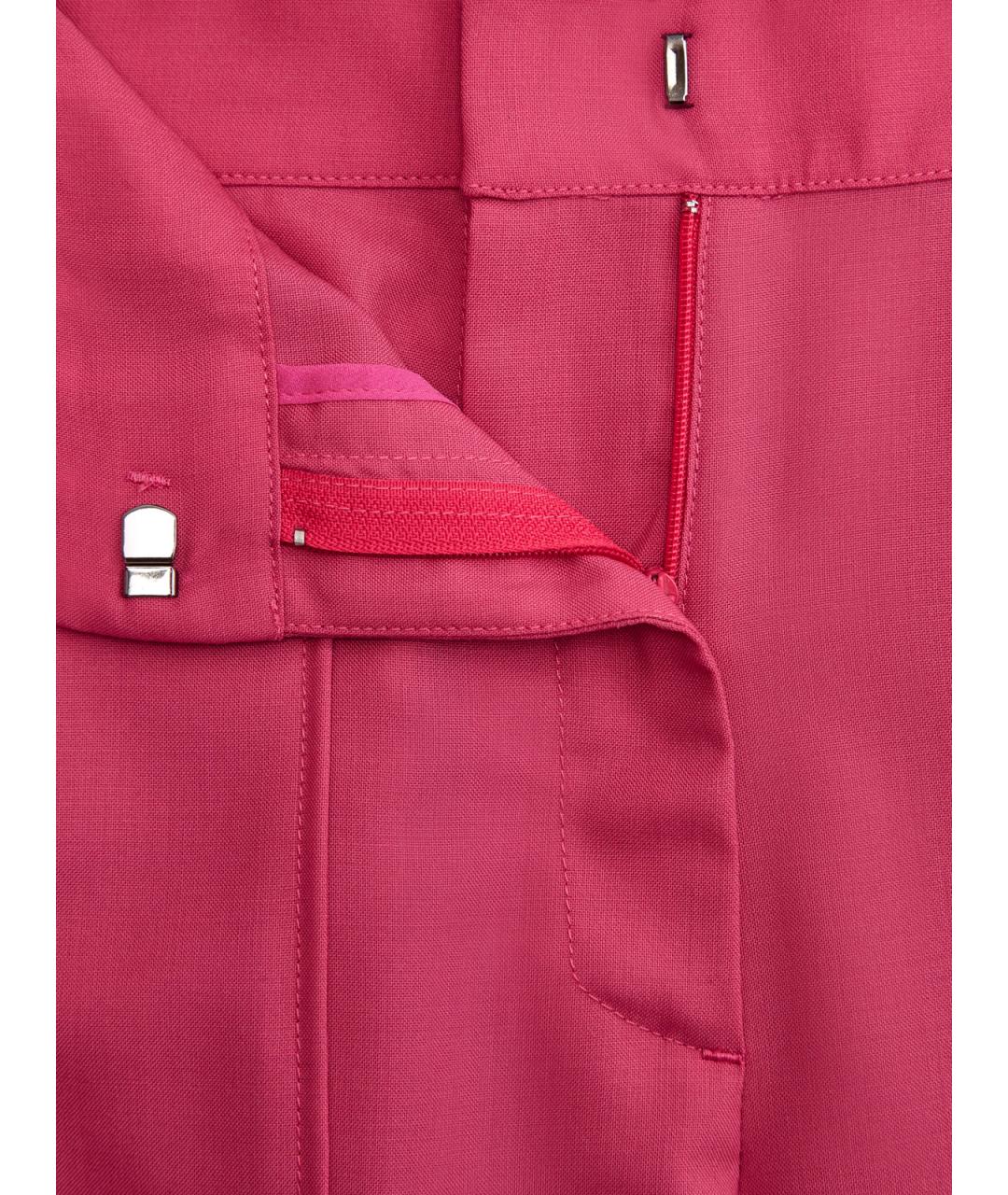 FABIANA FILIPPI Фуксия шерстяные брюки широкие, фото 6