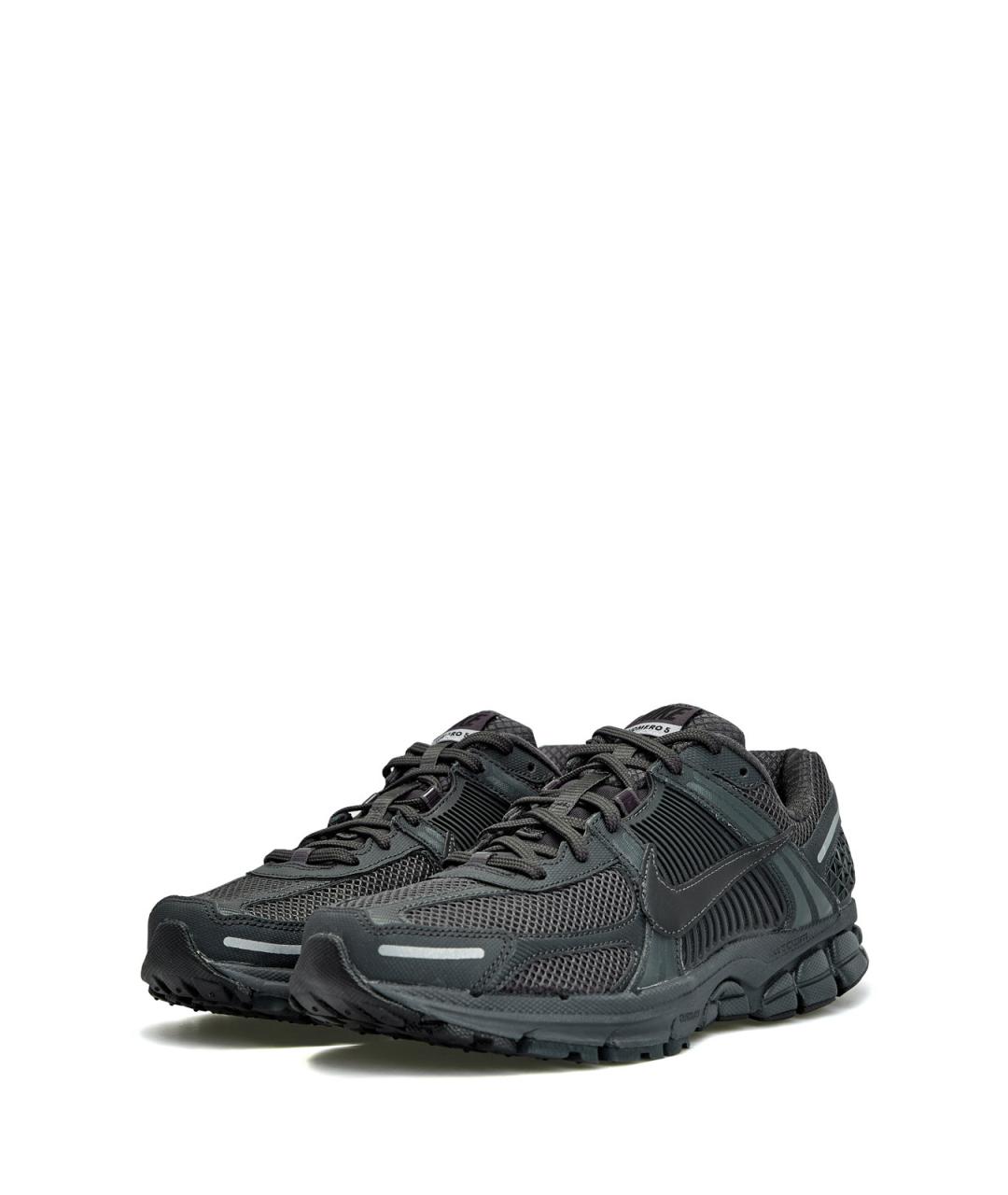 NIKE Черные текстильные низкие кроссовки / кеды, фото 2