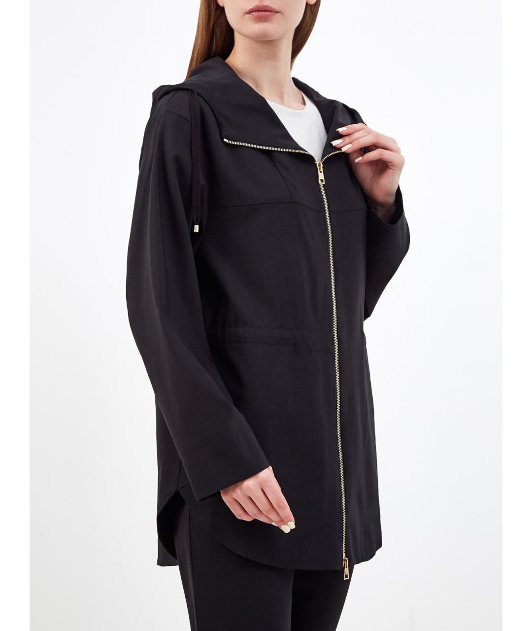 LORENA ANTONIAZZI Черная шерстяная куртка, фото 3