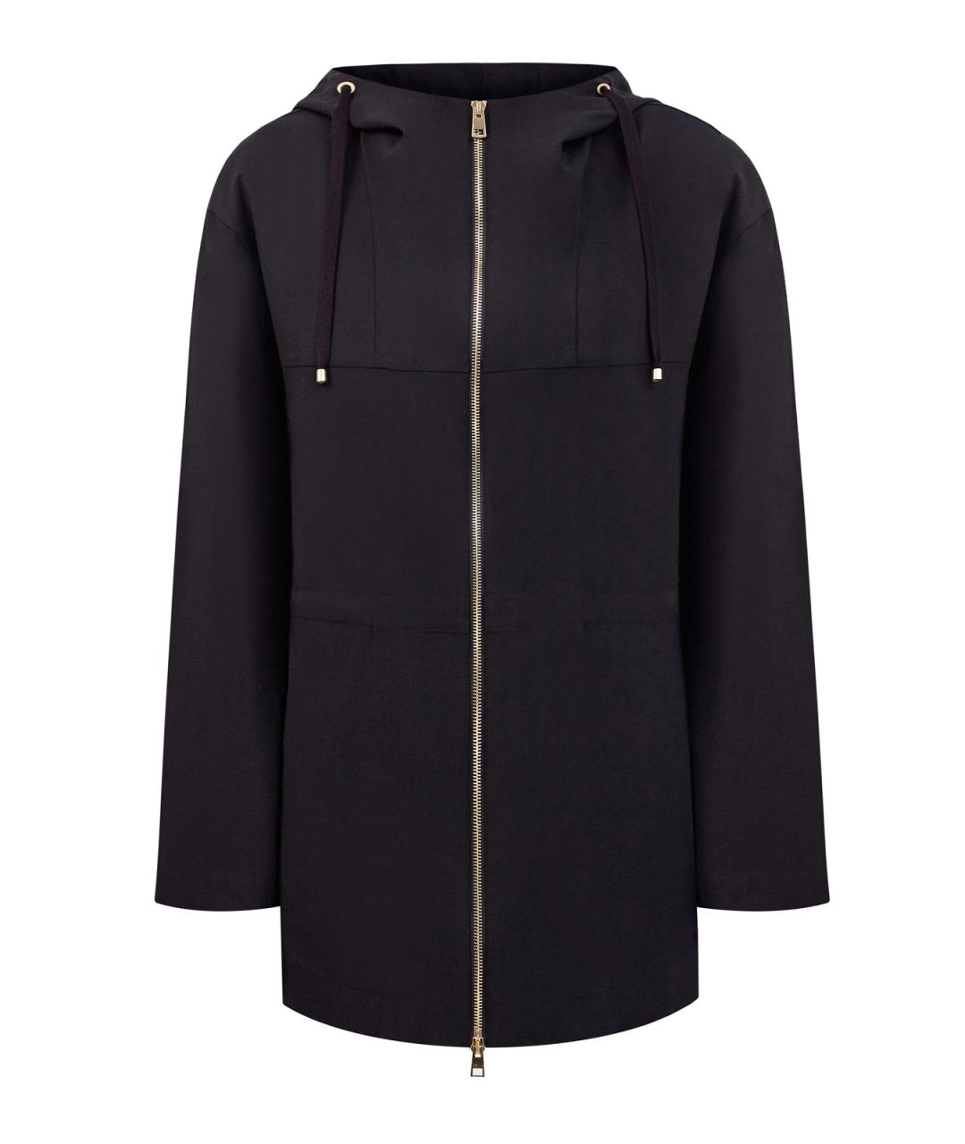 LORENA ANTONIAZZI Черная шерстяная куртка, фото 1