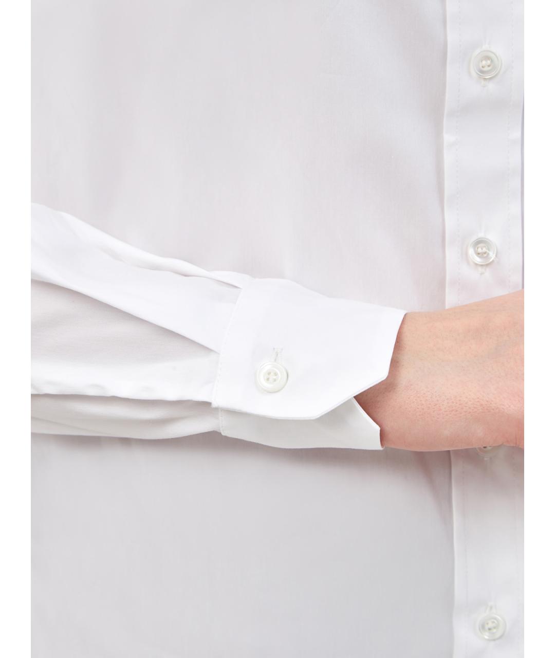 ELEVENTY Белая хлопковая рубашка, фото 5