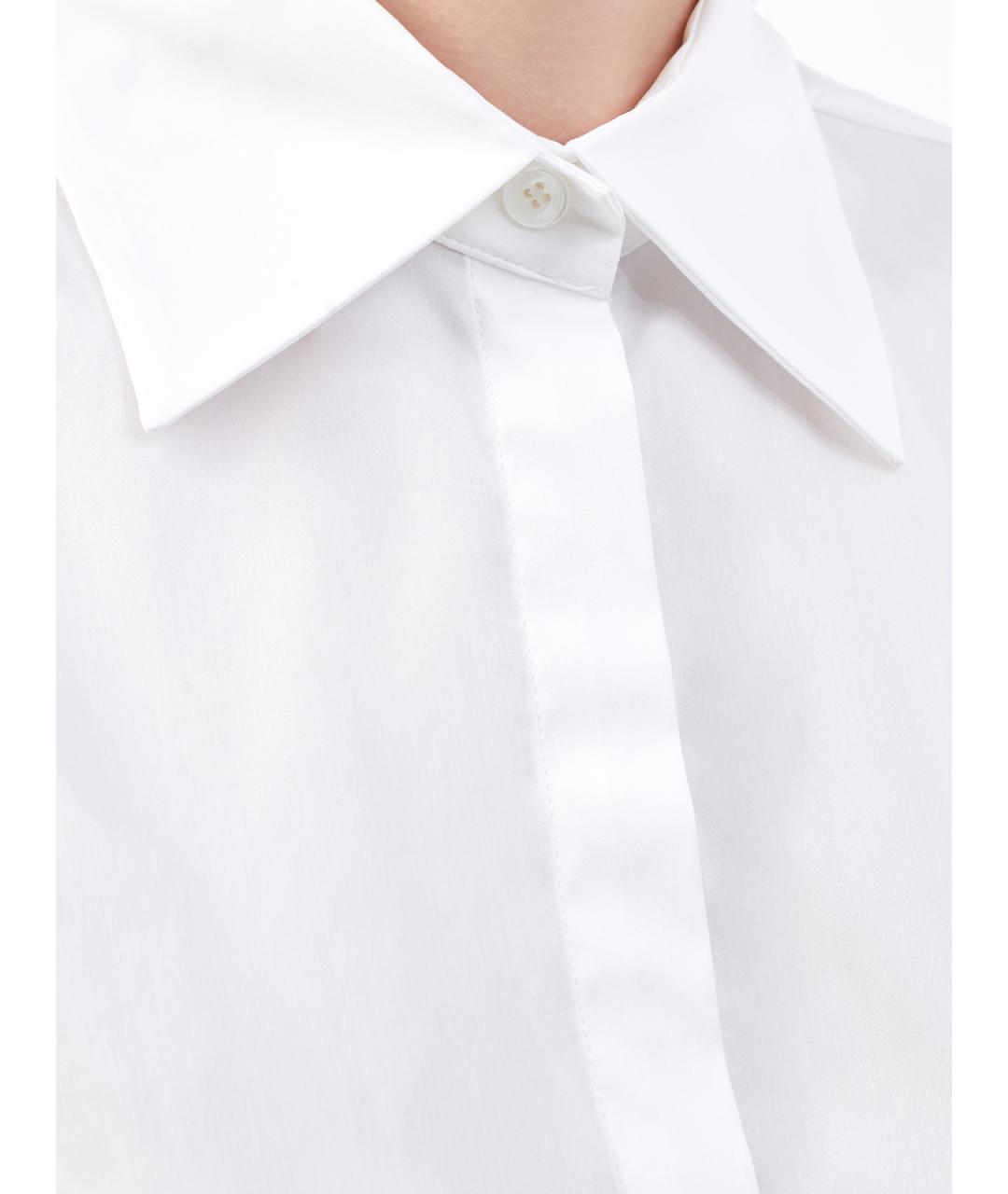 ELEVENTY Белая хлопковая блузы, фото 5