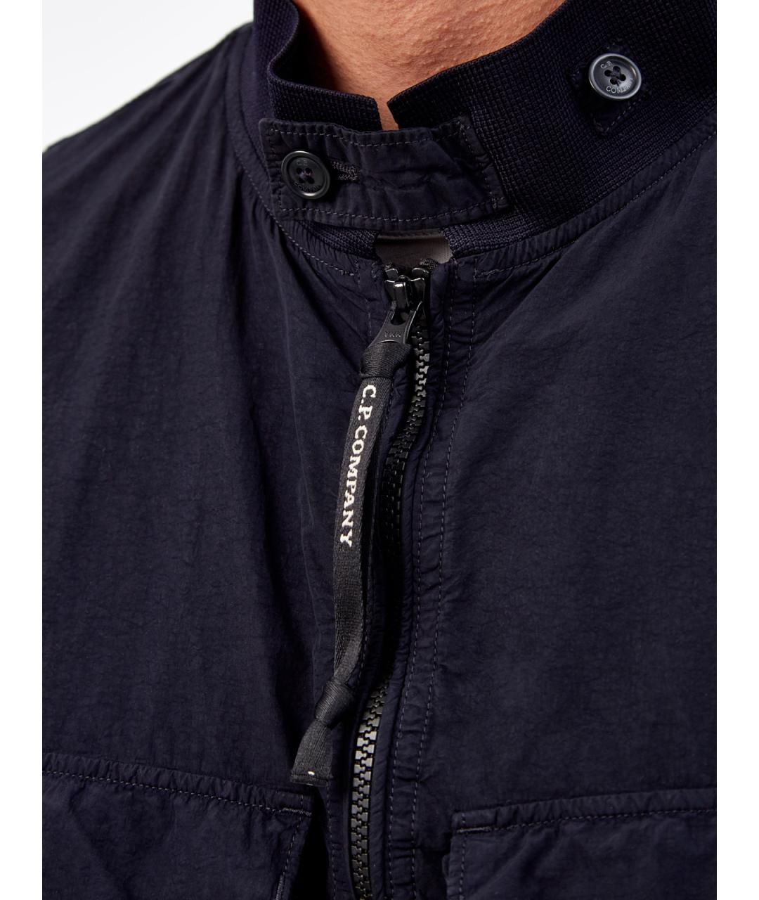 CP COMPANY Синяя полиамидовая куртка, фото 5